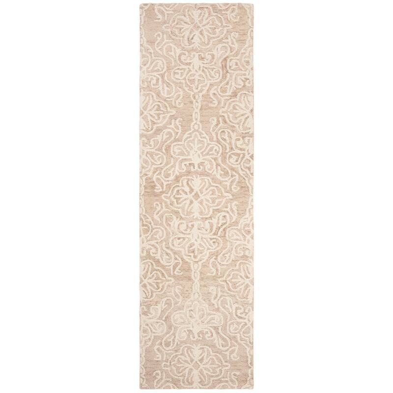 SAFAVIEH Handmade Blossom Mahalia Modern Floral Wool Rug