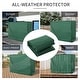 preview thumbnail 4 of 7, Outsunny 600D Oxford 3-Seater Patio Swing Cover Outdoor Chair Cover Garden Furniture Cover Rain Protection Waterproof Anti-UV