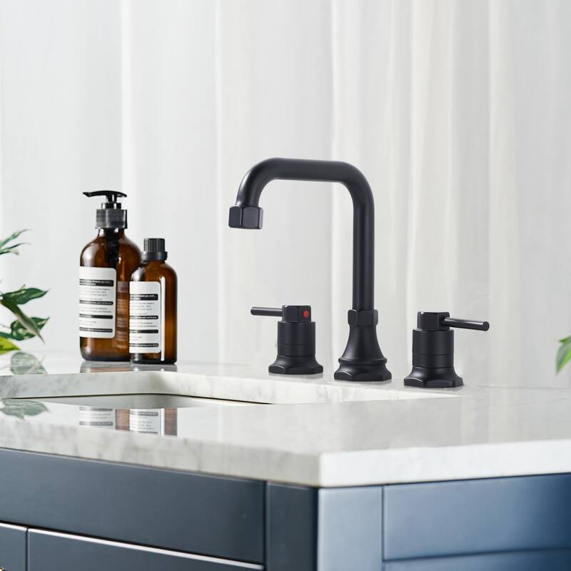 WOWOW Modern-Style Bathroom Faucet with Pop-Up Drain