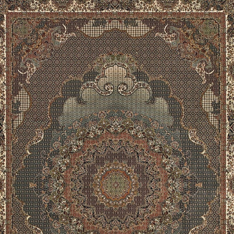 HomeRootsMedallion Traditional Runner Area Rug