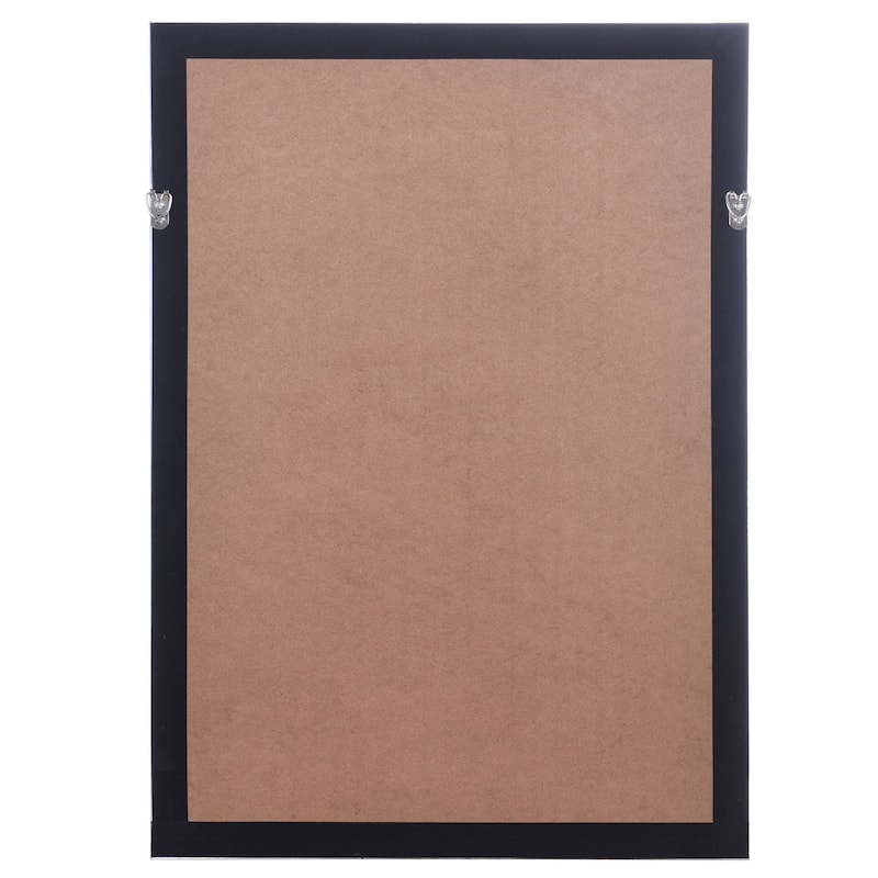 Two Tone II - Woven Shadow Box Wall Art - Black, White Finish