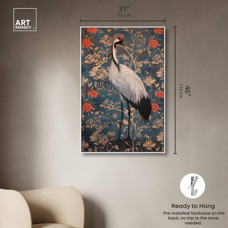 Botanical Bird I Canvas by Art Remedy