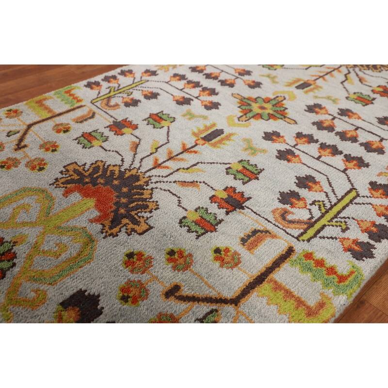 Geometric Ziegler Oriental Accent Rug Handmade Wool Carpet - 3'0" X 5'0"