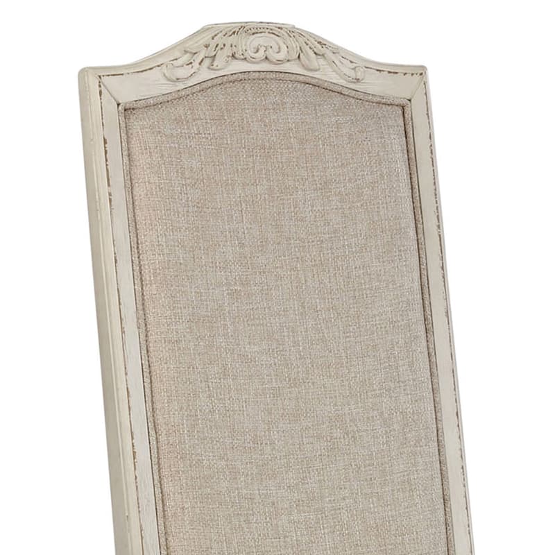 The Gray Barn Caelum Farmhouse Antique White Dining Chairs (Set of 2)