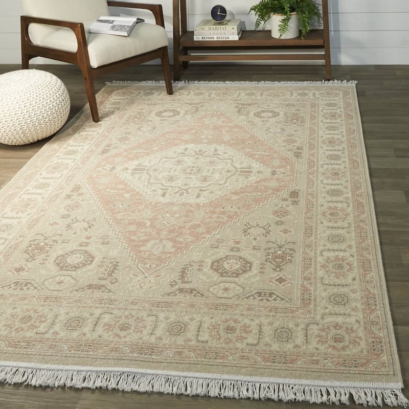 Kesgrave Traditional Medallion Recycled Area Rug