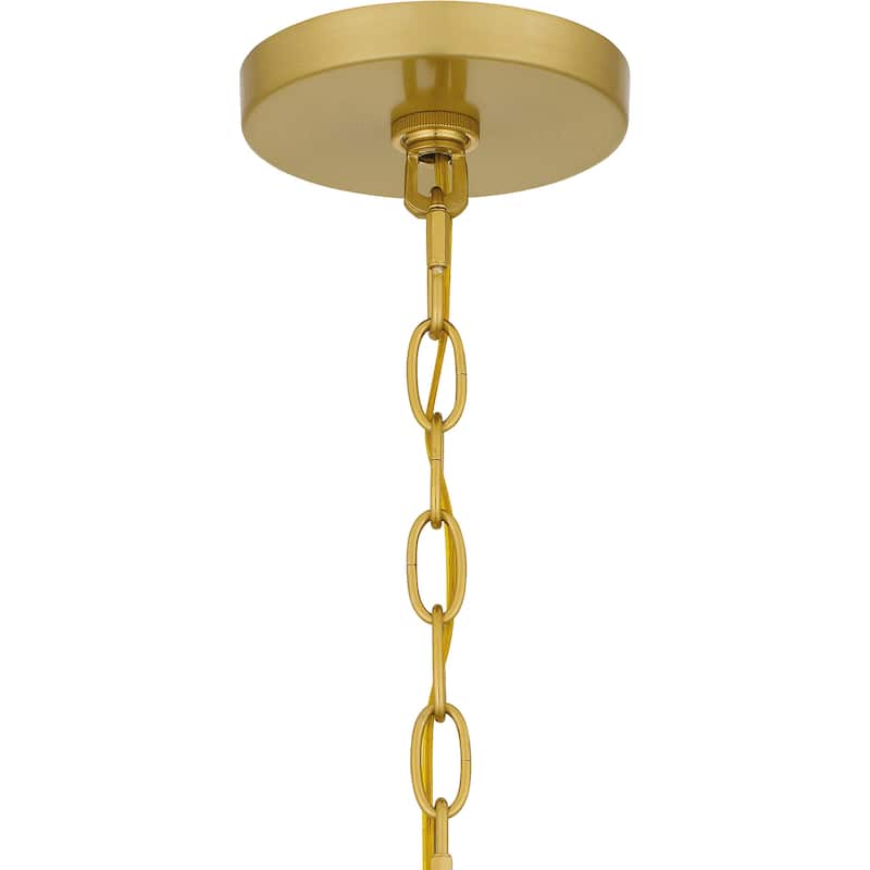 Teton 5-Light Brushed Gold Pendant Light