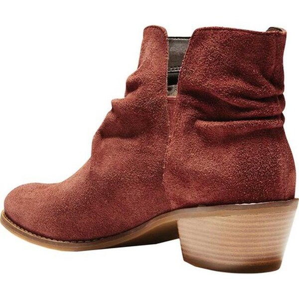 alayna slouch suede bootie