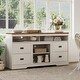 preview thumbnail 2 of 3, Farmhouse High TV Console