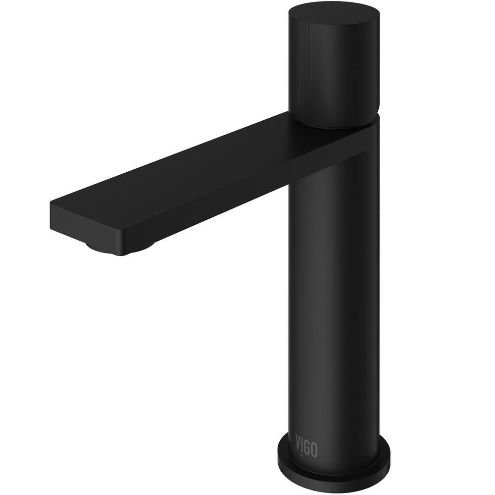 Vigo Halsey 1.2 GPM Single Hole Bathroom Faucet