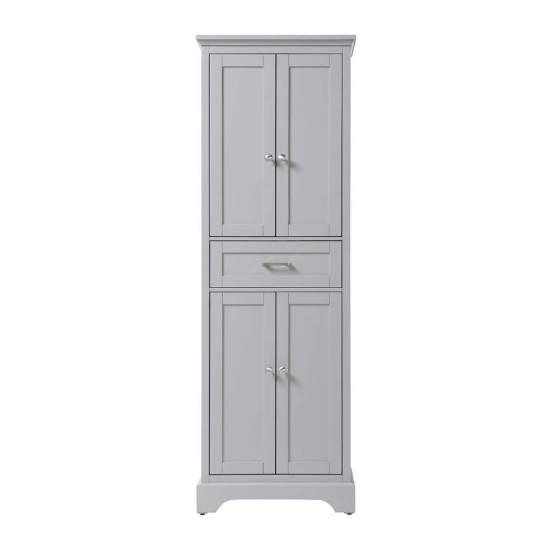 Peregrine Bath Storage Cabinet (16-28 In.) - Grey - 24"