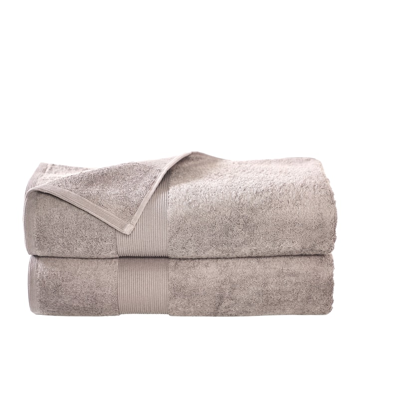 Fabstyles Camelot Bath Sheet 600 GSM Zero-Twist Cotton Set of 2 - 36"x67"