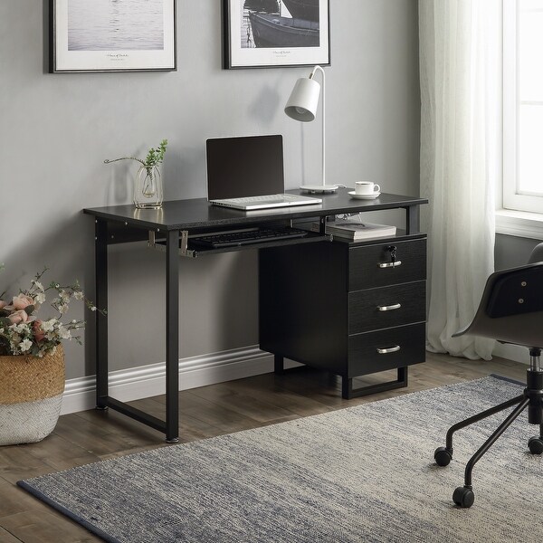 Wood frame home office desk sale chair