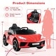 preview thumbnail 4 of 7, 12V Kids Ride On Car Chevrolet Corvette C8 Toy Car w/ Remote Control