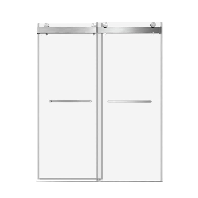 48/60/72 inch Double Sliding Frameless Shower Door