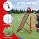 preview thumbnail 3 of 6, Patiassy 7 Adjustable Angles Volleyball Training Rebounder Net