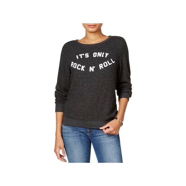 Shop Dream Scene Womens It S Only Rock N Roll Sweatshirt Crew