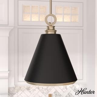 Hunter Klein Art-Deco Metal Pendant - Kitchen Island, Dining Room, Entry - Modern, Industrial