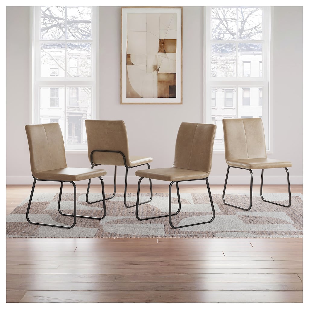 Signature Design by Ashley Pharwynn Brown Dining Chair (Set of 4) - 18.63" W x 22.63" D x 34.88" H
