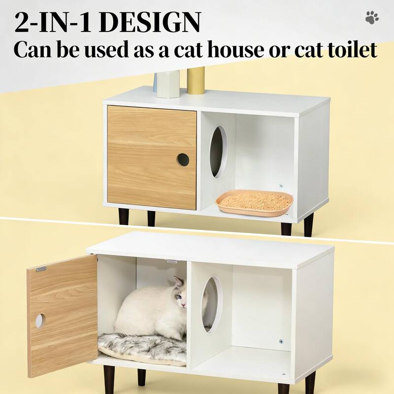 Elevated Pet House,Wooden Cat House