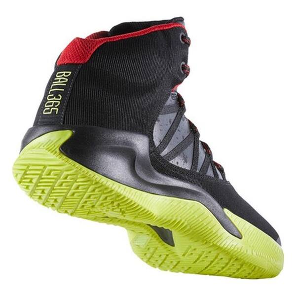 Shop Adidas Men S Infiltrate Basketball Shoe Core Black Scarlet