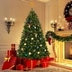preview thumbnail 1 of 15, Yaheetech Pre-lit Spruce Artificial Hinged Holiday Christmas Pine Tree