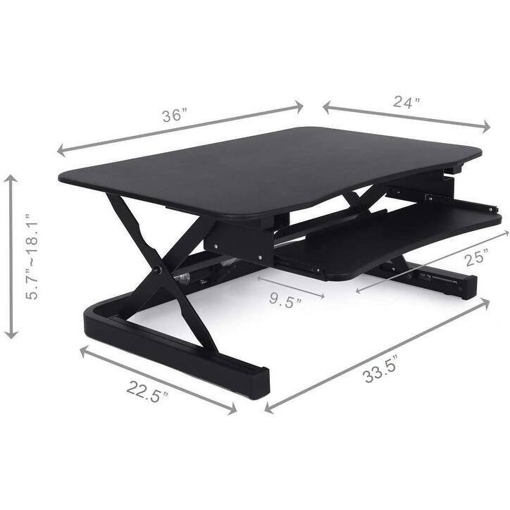 ApexDesk ZT Series Height Adjustable Sit to Stand Electric Desk Riser