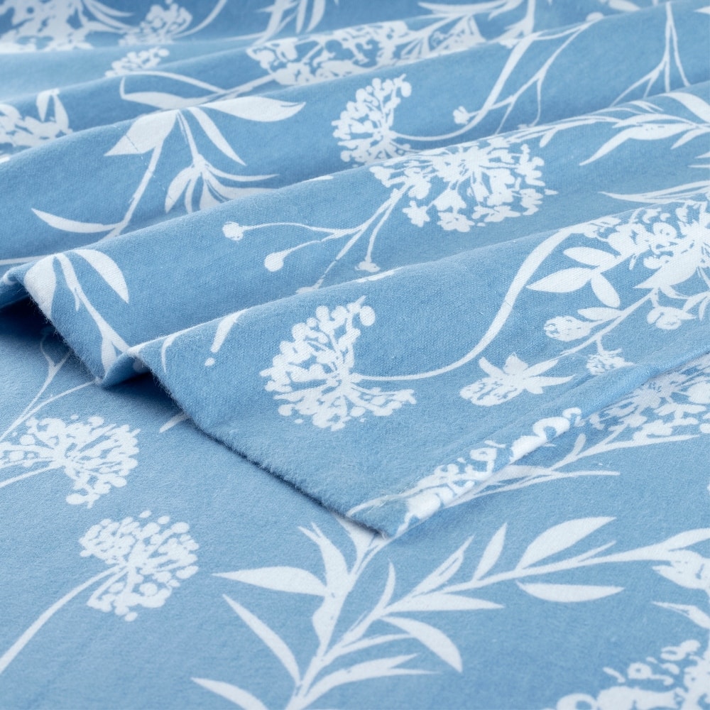 Pointehaven Flannel 180 GSM Brushed Cotton Oversized Pillowcases Pair