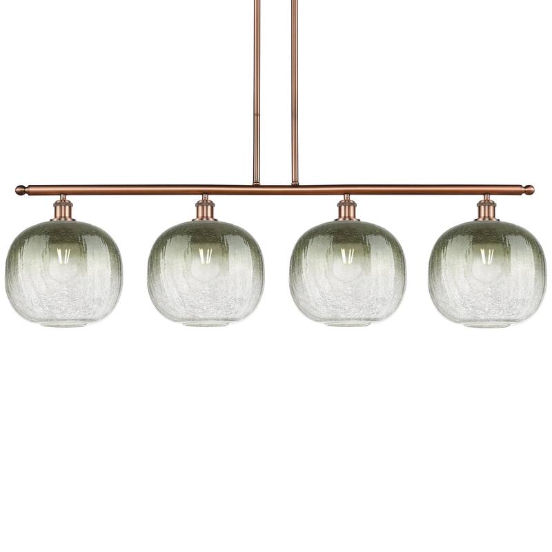 Innovations Lighting 516-4I-13-49 Brookhaven Sphere Linear Brookhaven - Antique Copper / Slate