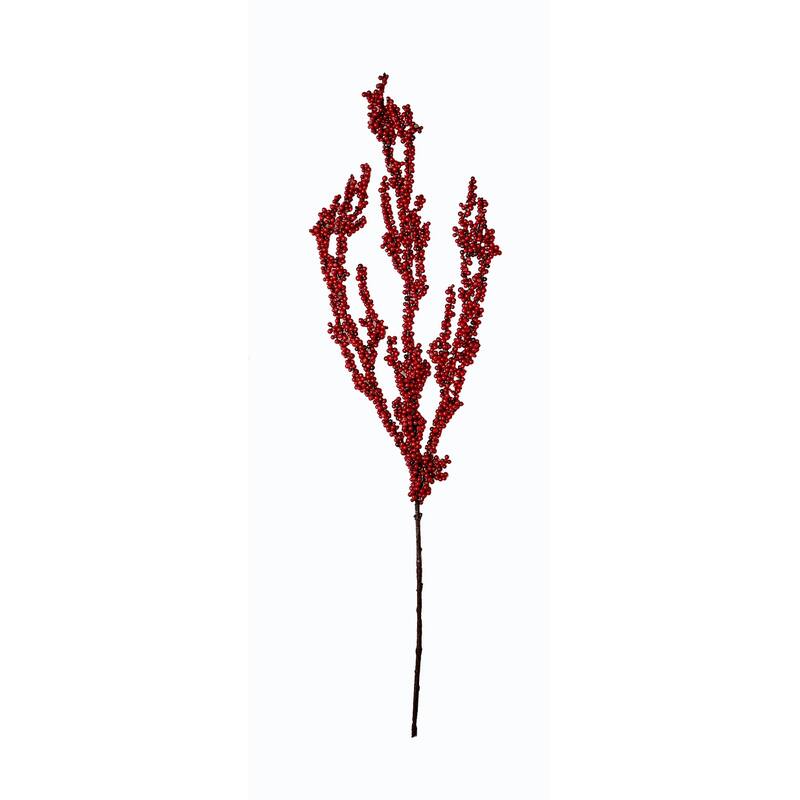 30" Red Berry Spray, Set of 3