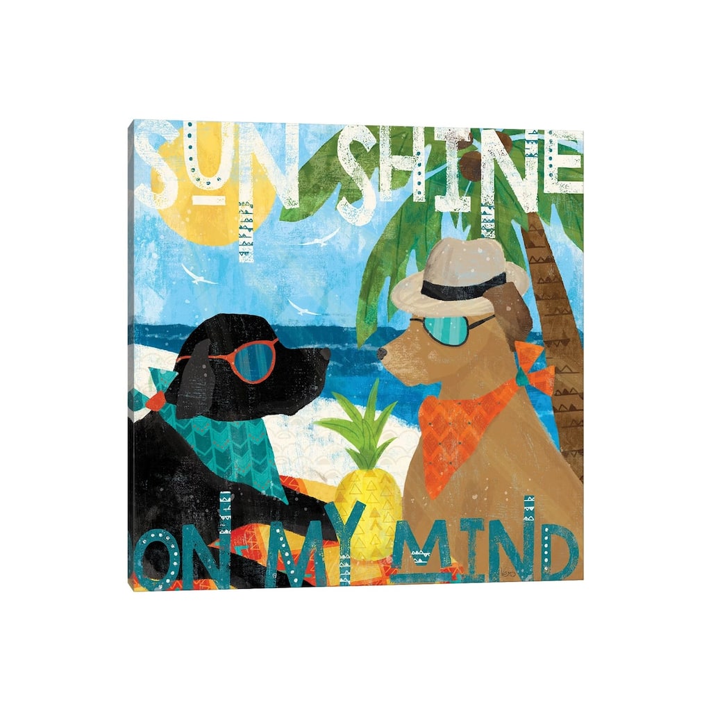 iCanvas "Good Vibes III" by Veronique Charron Canvas Print