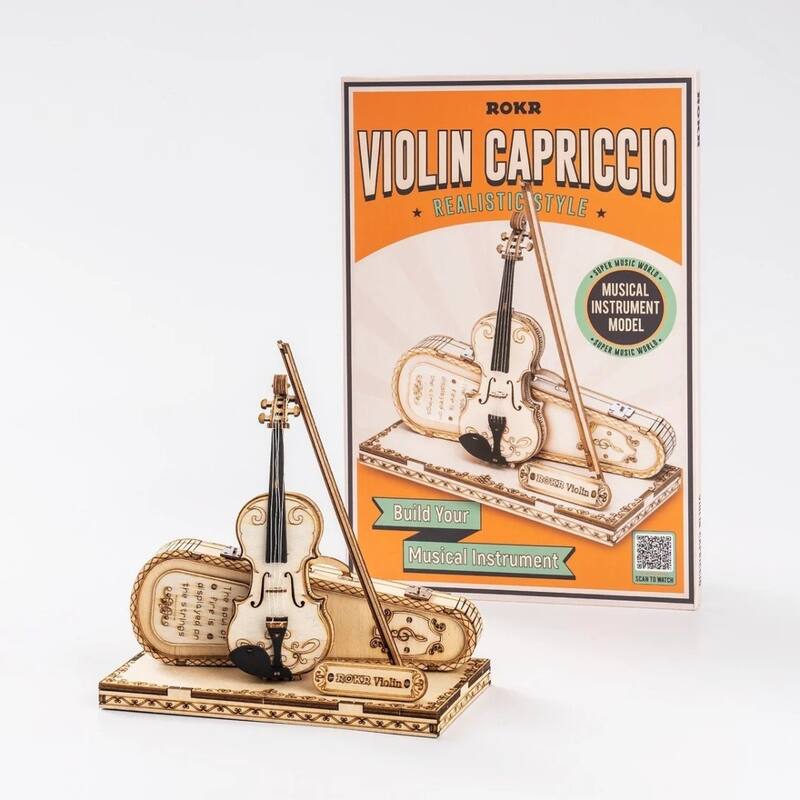 DIY 3D Puzzle - Violin Capriccio - 62 pcs (ROKR)
