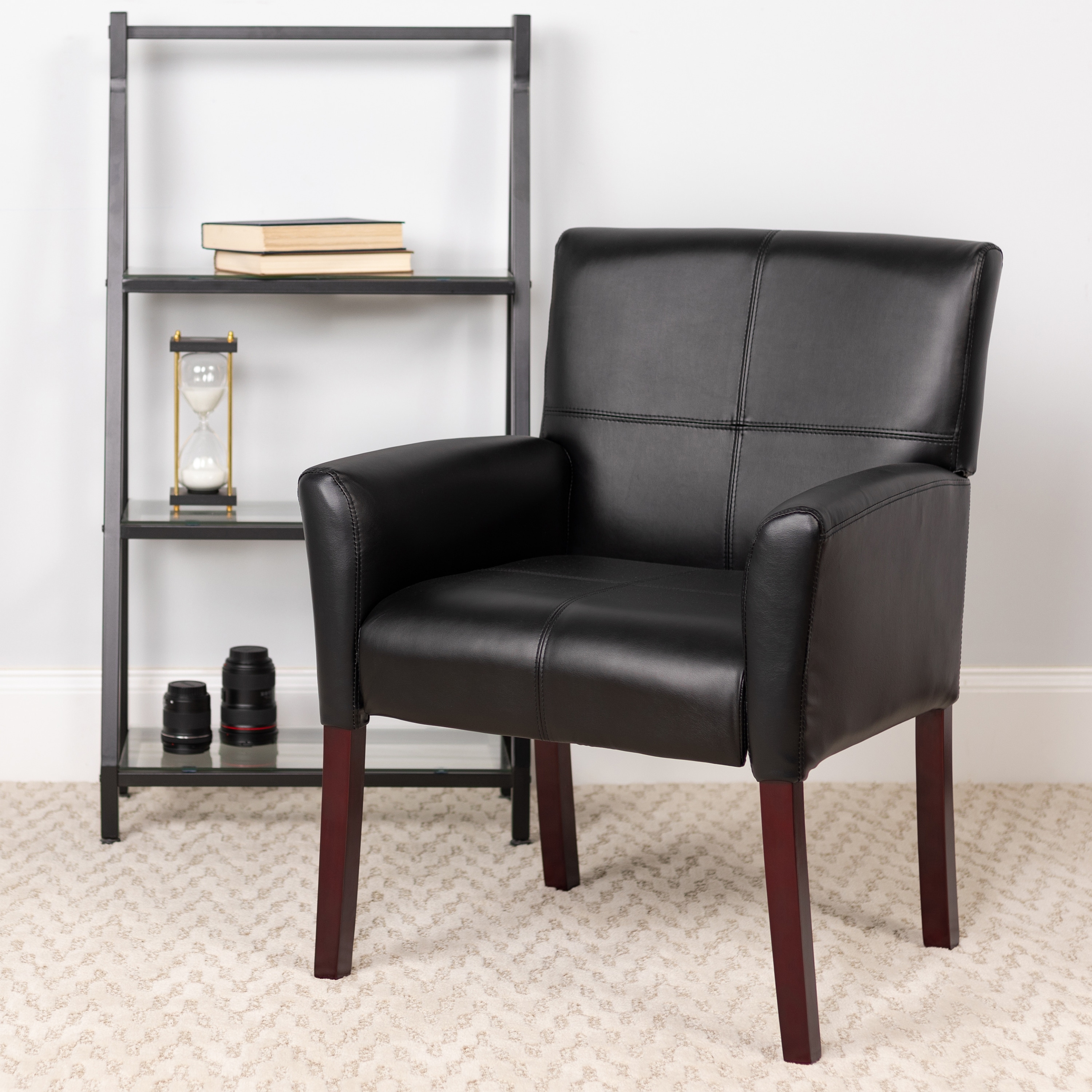 Upholstered Ergonomic Executive Side Reception Chair