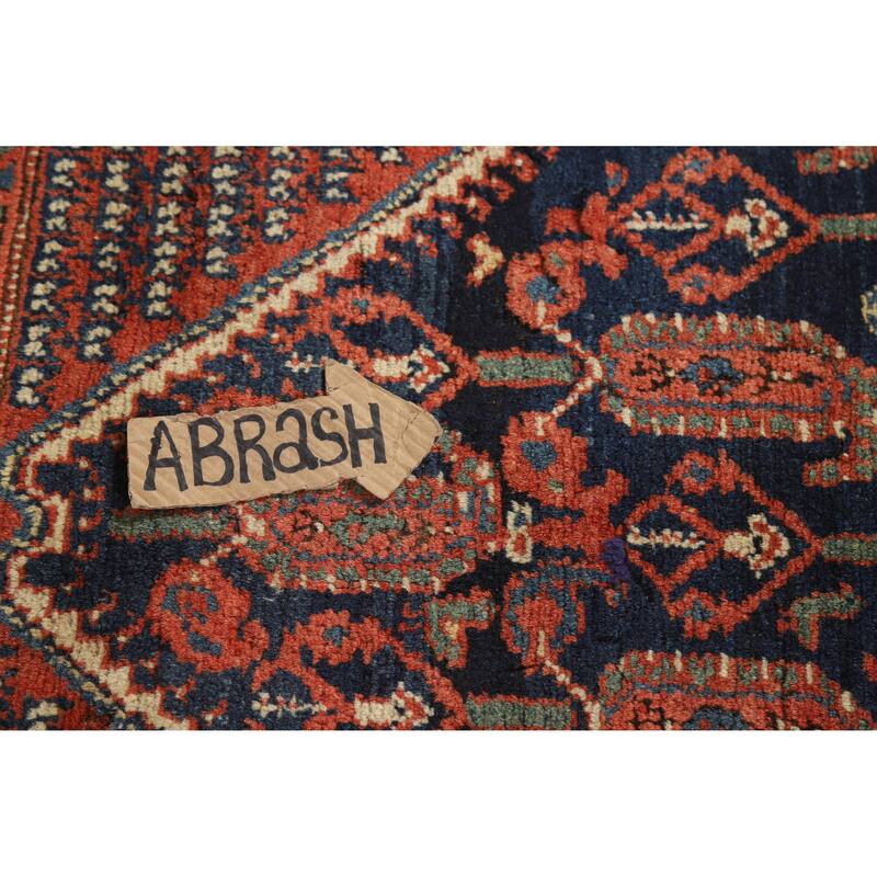 Vegetable Dye Malayer Persian Rug Hand-Knotted Wool Carpet - 4'8"x 6'4"