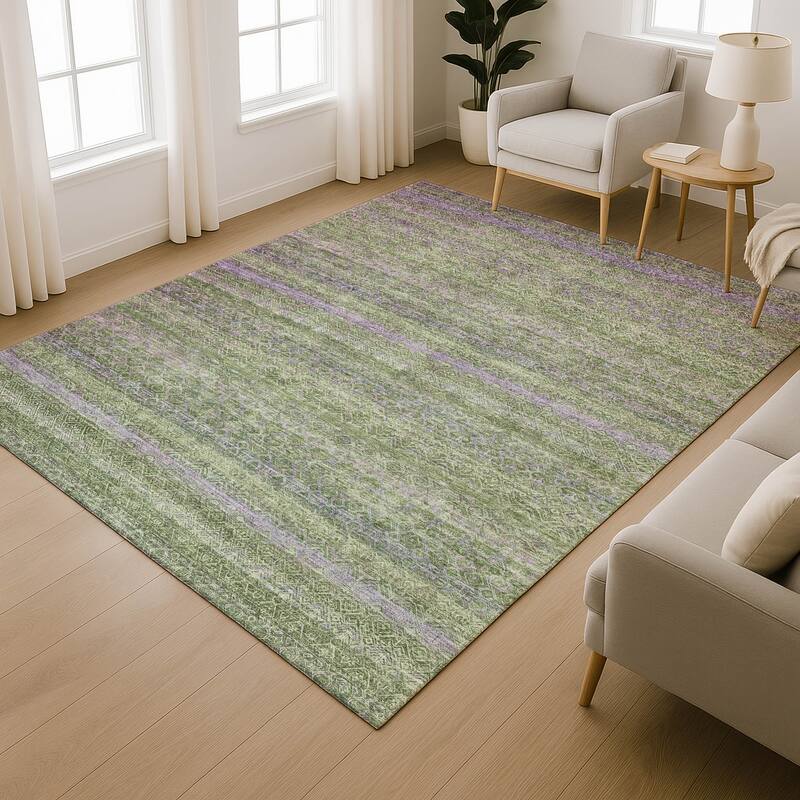 Premium Washable Super Soft Boho Stripes Mayfield Rug