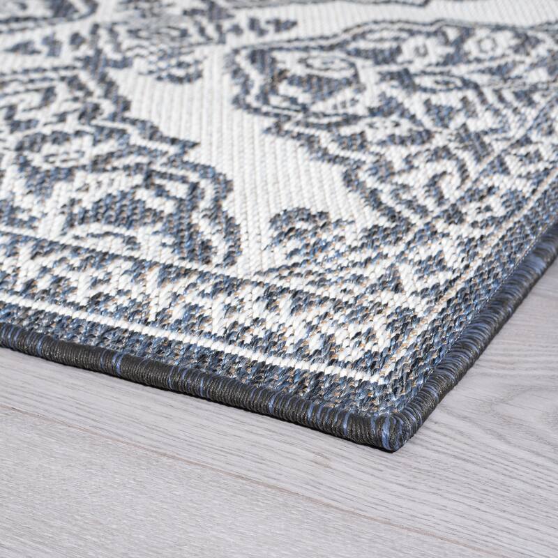 Vision French Country Floral Indoor/Outdoor Area Rug