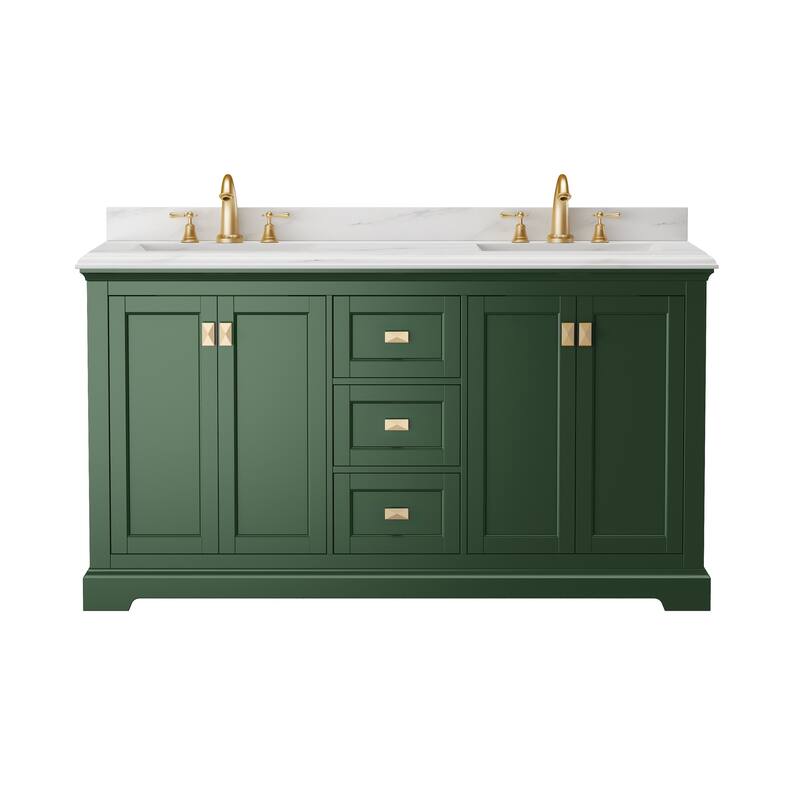 Vanity Sink Combo with Marble Countertop