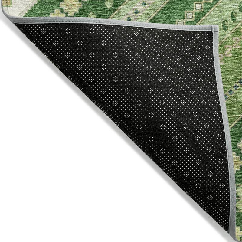 Machine Washable Indoor/ Outdoor Global Boho Chantille Rug