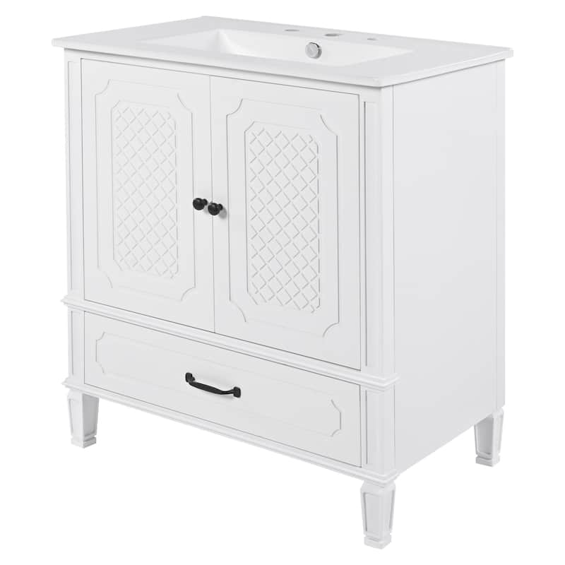 Christopher Knight Home 30" Bathroom Vanity with Storage Solution