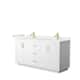 Option White, Gold Trim, White Quartz Top
