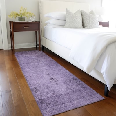 Machine Washable Indoor/ Outdoor Chantille Traditional Vintage Rug