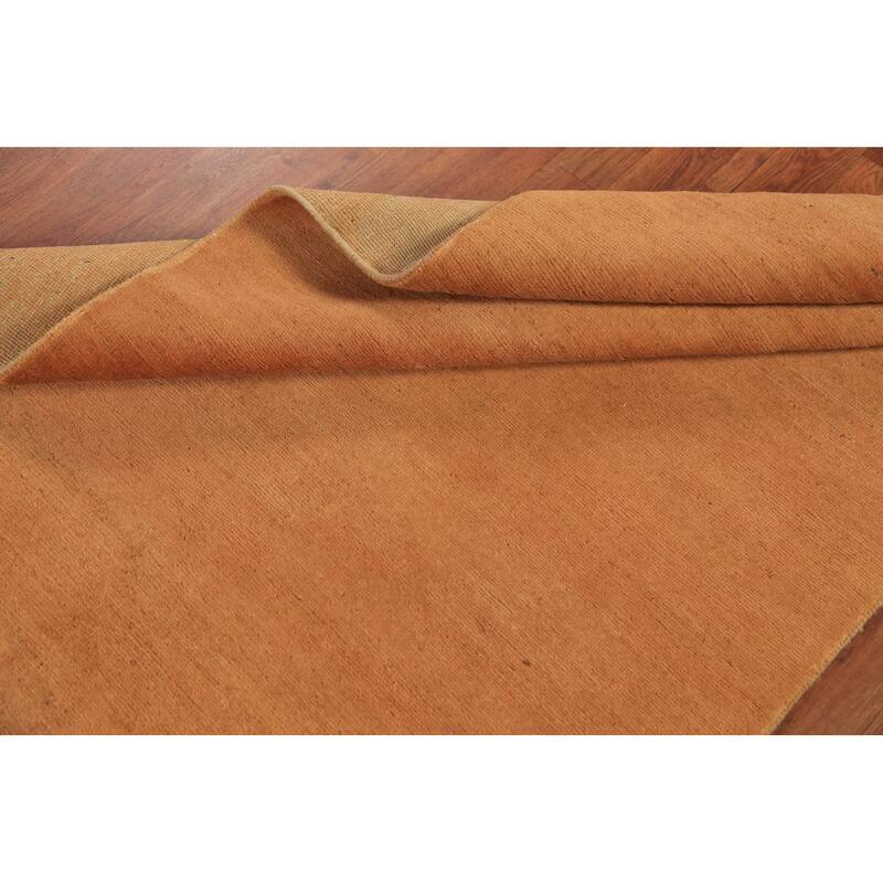 Gabbeh Modern Rug Hand-Knotted Contemporary Wool Carpet - 3'10" x 5'11"