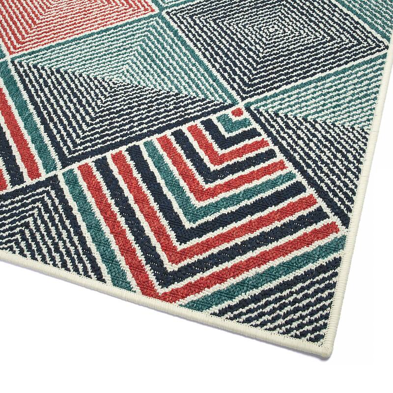 Pianta Collection Machine-Made Indoor/Outdoor Area Rug