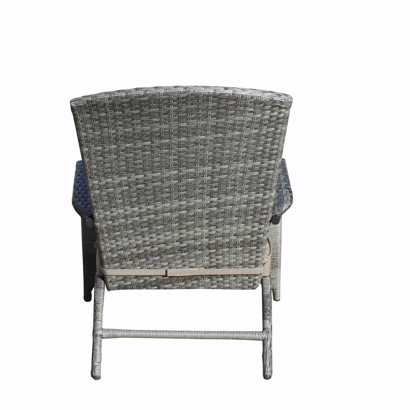 Rattan Outdoor Lounge Chairs with Cushions - Durable & Comfortable