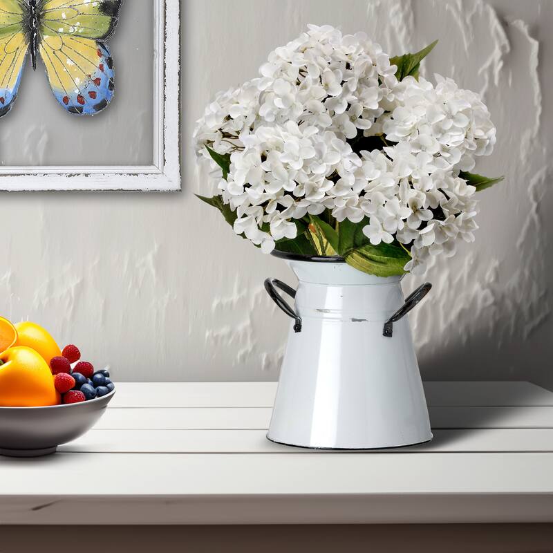 Natural Touch Garden Hydrangea Bush 22" - White