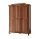 preview thumbnail 26 of 43, Palace Imports 100% Solid Wood Kyle 3-Door Wardrobe Armoire with Raised Panel or Mirrored Doors