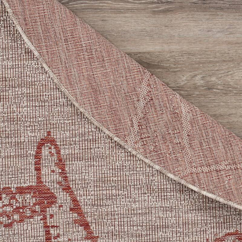 Sevita Callie Nautical Starfish Performance Indoor/Outdoor Area Rug