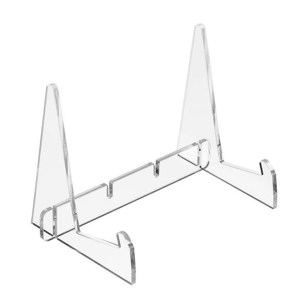 114mm Height Book Stand Acrylic Detachable Desktop Book Display Holder