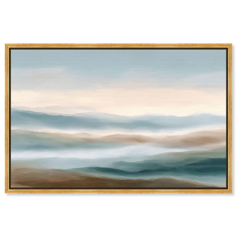 Nuance of the Range II Canvas by Art Remedy - 24" x 16" - Gold