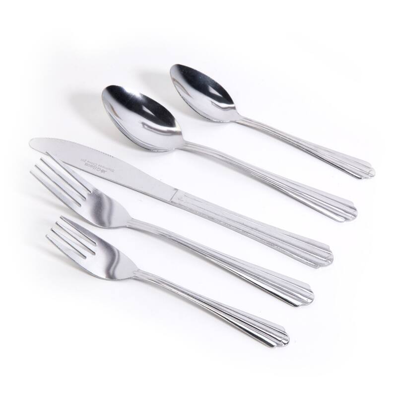 Gibson Classic Canberra 45 Piece Flatware Set
