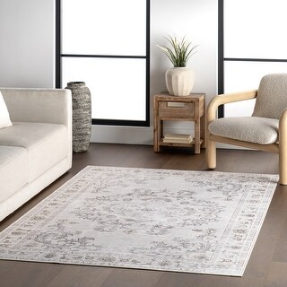 Nuloom Ainara Splashguard Traditional Machine Washahble Area Rug